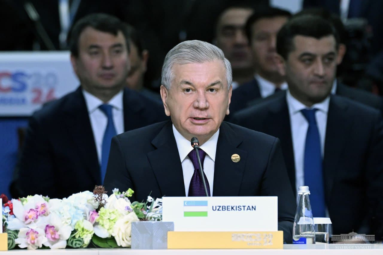⚡️Shavkat Mirziyoyev “BRIKS plyus” sammitining yalpi majlisida nutq so‘zladi