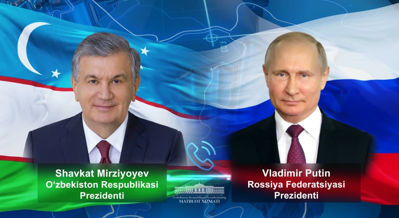 O‘zbekiston va Rossiya yetakchilari ikki tomonlama hamkorlikning dolzarb masalalarini muhokama qildilar
