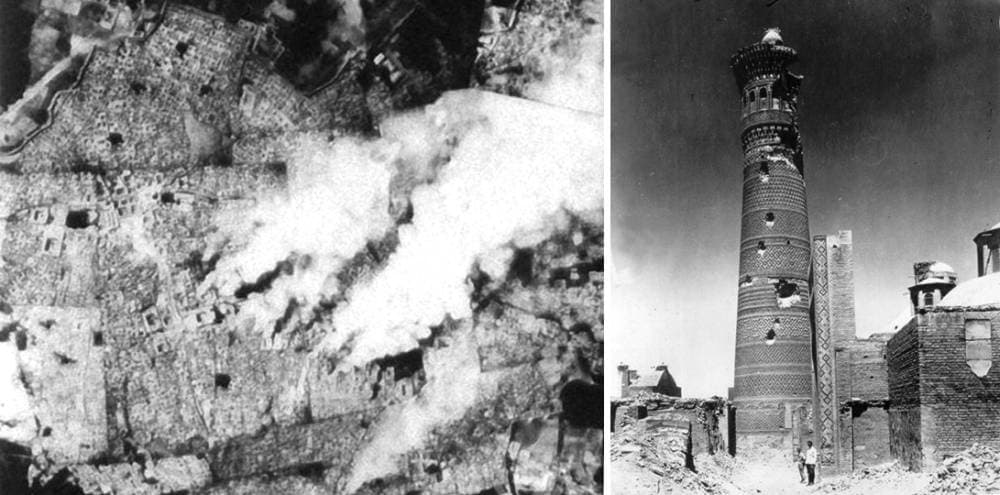 “Benzin va bomba tugagunga qadar” shaharni vayron qilishga buyruq berilgan – Buxoroning bombardimon qilinishi
