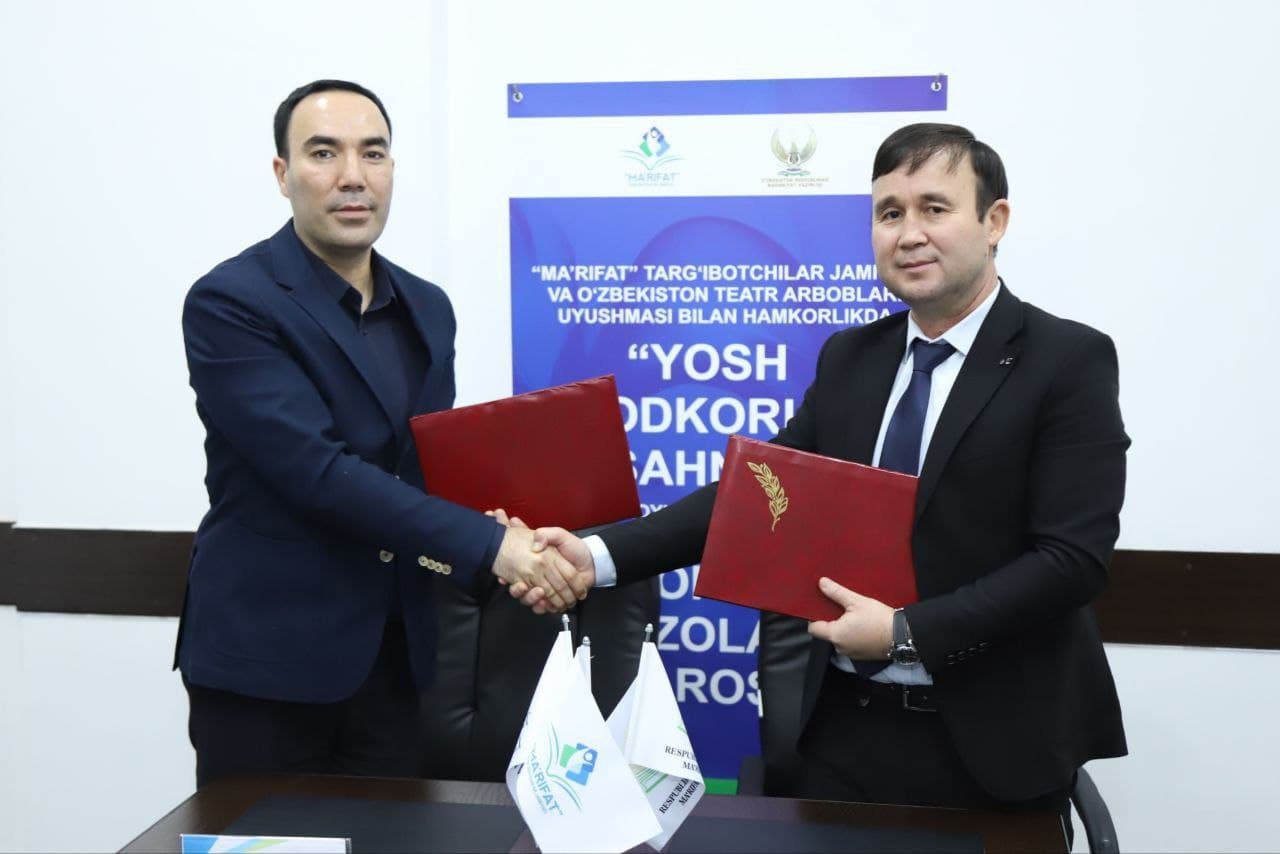 Navbatdagi hamkorlik yosh ijodkorlar qo'llab-quvvatlashga qaratilgan