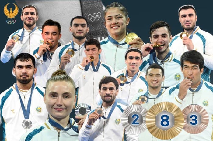 Parij-2024 yozgi Olimpiya o‘yinlarida yuksak natijalarga erishgan sportchi va murabbiylarning bir guruhi mukofotlandi