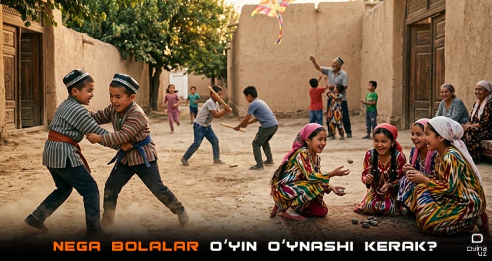 Millat xarakterini shakllantiradigan oʻyinlar – nega bolalar oʻyin oʻynashi kerak?