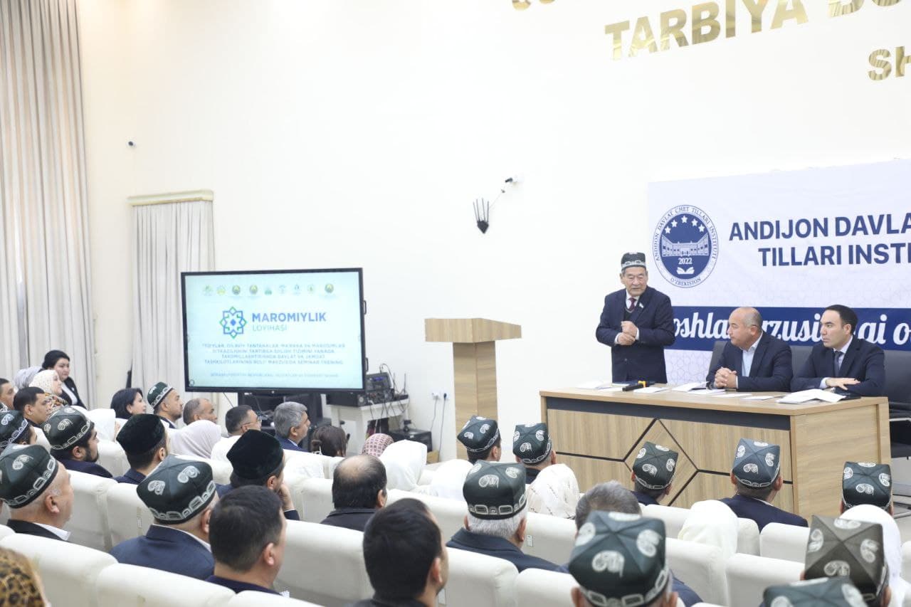 "Maromiylik" loyihasi doirasida seminar-treninglar boshlandi