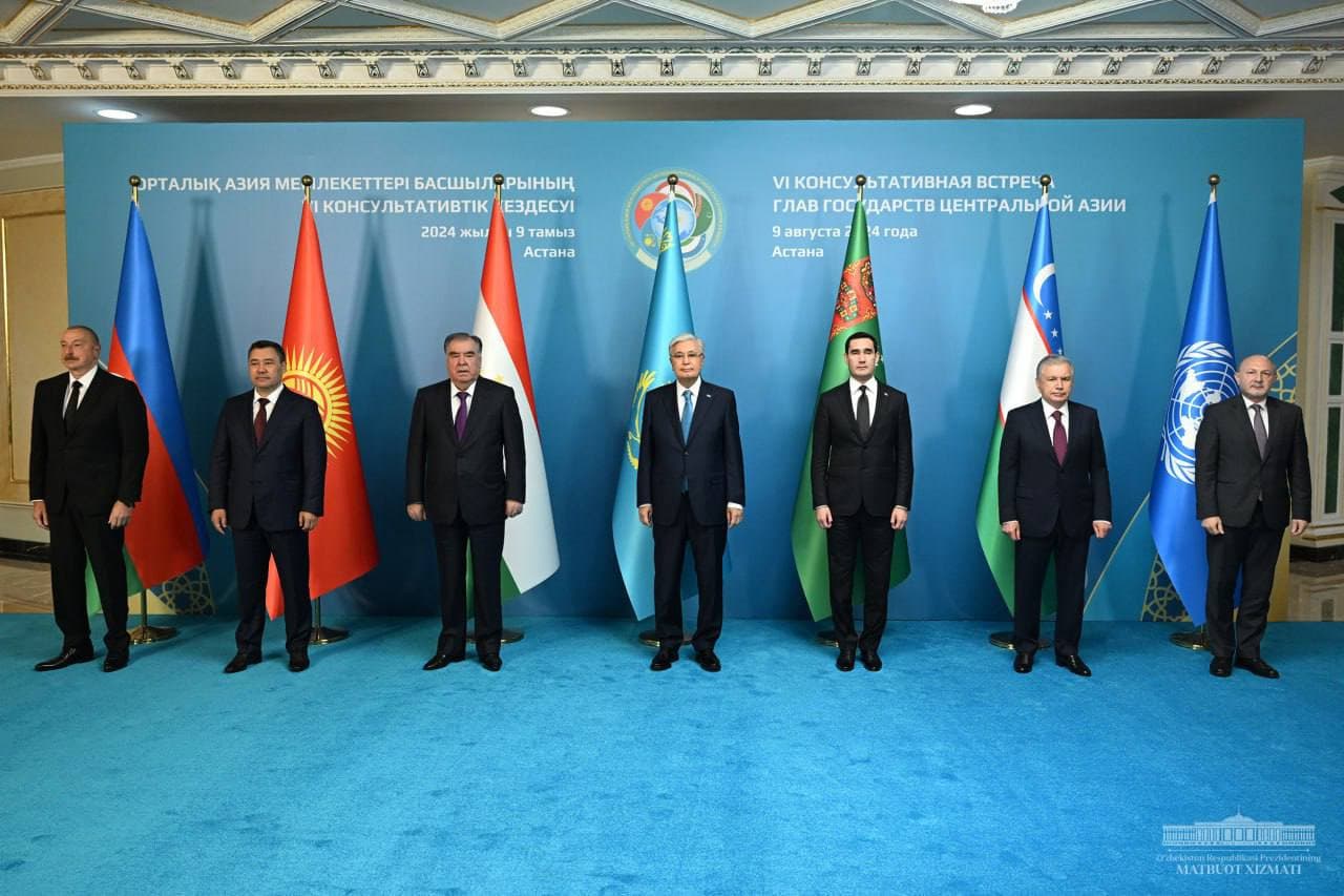 Shavkat Mirziyoyev Ostona shahrida bo‘lib o‘tgan Markaziy Osiyo davlatlari rahbarlarining oltinchi Maslahat uchrashuvida ishtirok etdi